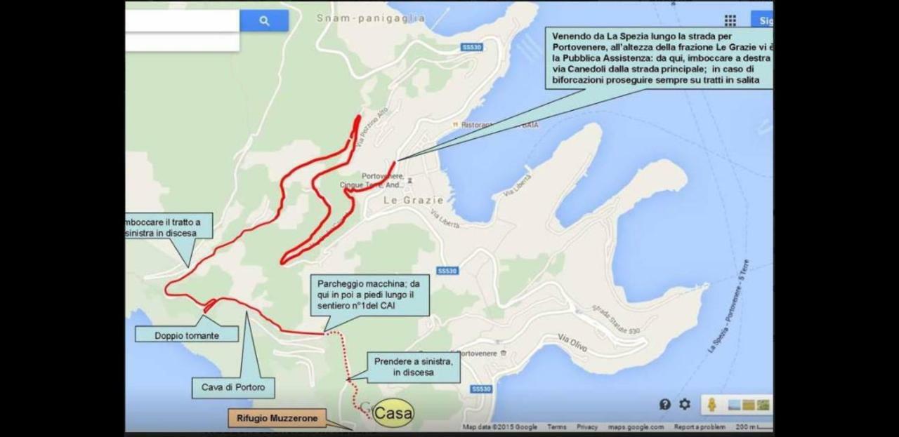 La Martina Portovenere Trekking Cottage 韦内雷港 外观 照片