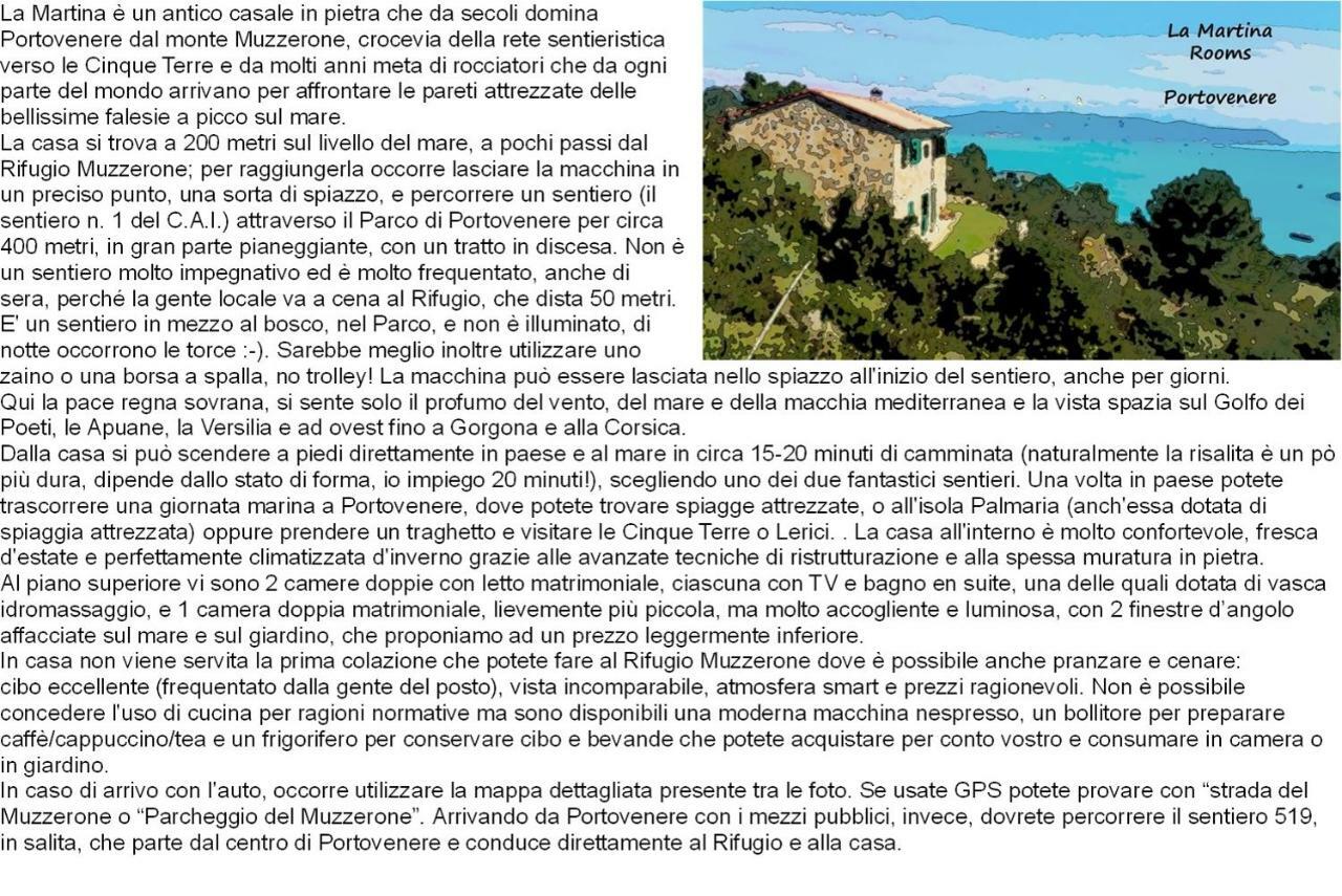 La Martina Portovenere Trekking Cottage 韦内雷港 外观 照片
